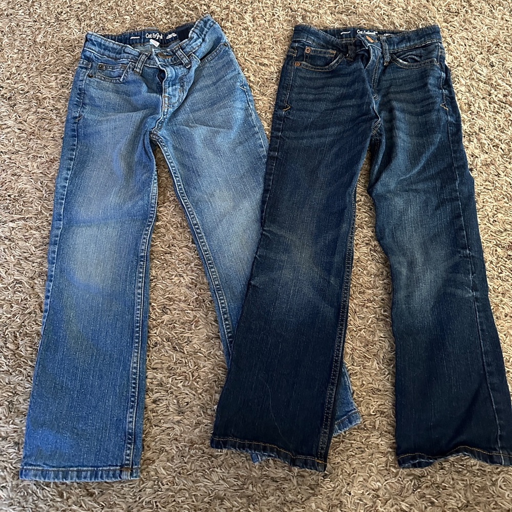 Boys Cat & Jack jeans, size 7